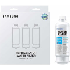 SAMSUNG DA97-17376B Genuine Filters for Refrigerator Water and Ice, Carbon Block Filtration for Clean, Clear Drinking Water, HAF-QIN/EXP (Choose pack)