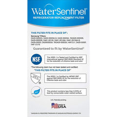 WaterSentinel WSS-1 Refrigerator Replacement Filter, 3-Pack, Blue/White