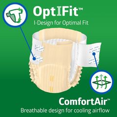 FitRight Ultra Absorbency Adult Diapers, FSA/HSA Eligible, 20 Count, Waist Size 56"-64", XL, Incontinence Briefs for Men and Women, Disposable, Moisture Wicking, Leak Protection