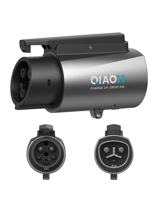 QIAO Fit for Tesla to J1772 Charger Adapter, Up to 80A 250V - NACS to J1772 EV