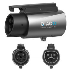 QIAO Fit for Tesla to J1772 Charger Adapter, Up to 80A 250V - NACS to J1772 EV