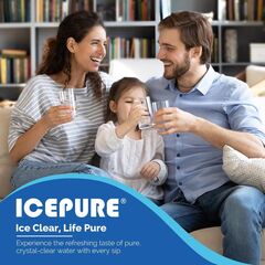ICEPURE RWF5800A Refrigerator Water Filter Compatible with Frigidaire EPTWFU01, EWF02, Pure Source Ultra II, 3PACK