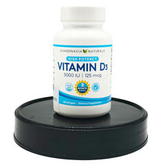 SCANDINAVIA NATURALS Vitamin D3 125 mcg (5,000 IU) 60 Softgels