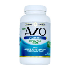 AZO D-Mannose 120 Capsules – Urinary Tract Health Support
