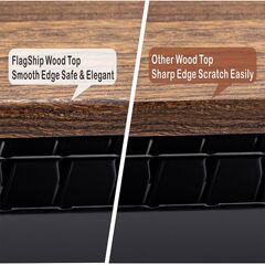 Flagship for Nespresso Pod Holder Vertuo Pod Drawer Coffee Pod Storage for Vertuo Pod with Elegant Wood Top(50 Pods Capacity)