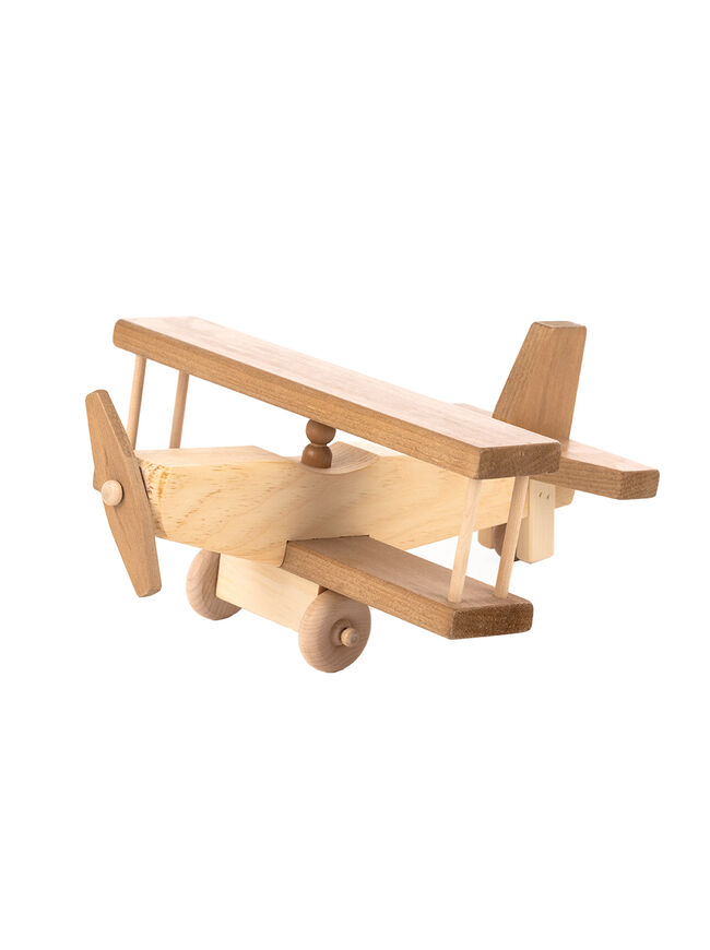 American Made Wooden Toy Airplane - Large - Several Color Options