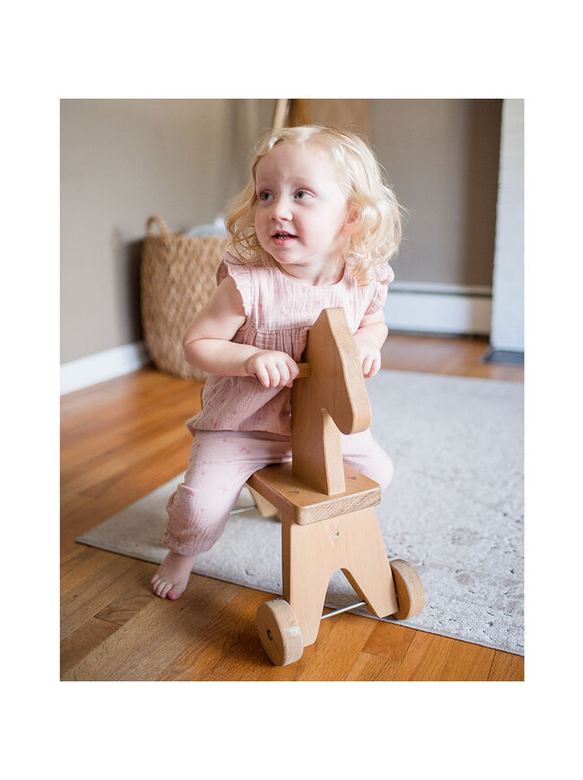 American Made Wooden Toy Riding Horse - Several Color Options