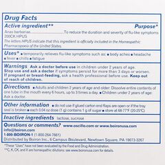 Boiron Oscillococcinum Homeopathic Medicine for Flu-Like Symptoms, 30 Doses