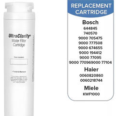 2 pack Bosch Ultra Clarity 9000 077104 Refrigerator Water Filter NEW SEALED