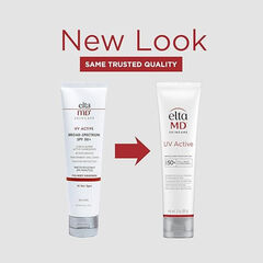 EltaMD UV Active Mineral Sunscreen with Zinc Oxide, Water Resistant Sunscreen SPF 50+ Up to 80 Minutes, Oil Free SPF for Face and Body, 3.0 oz Tube