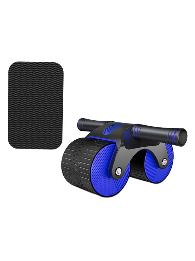 Automatic Abdominal Wheel Stretch Muscle Trainer for Male and Female Blue