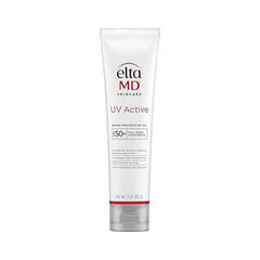 EltaMD UV Active Mineral Sunscreen with Zinc Oxide, Water Resistant Sunscreen SPF 50+ Up to 80 Minutes, Oil Free SPF for Face and Body, 3.0 oz Tube