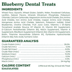 Greenies Petite Dental Dog Treats, Blueberry Flavor, 12 oz. Pack (20 Treats)