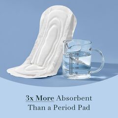 Rael Incontinence Pads for Women, Organic Cotton Cover - Postpartum Essential, Heavy Absorbency, Bladder Leak Control, 4 Layer Core with Leak Guard Technology, Long Length (Ultimate, 20 Count)
