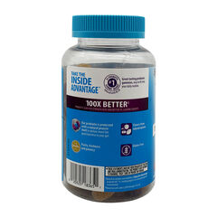 Digestive Advantage Daily Probiotics for Digestive & Immune Support - Natural Fruit Flavors - 80 Gummies