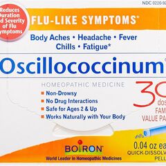 Boiron Oscillococcinum Homeopathic Medicine for Flu-Like Symptoms, 30 Doses