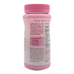 Nature's Bounty Optimal Solutions Hair, Skin & Nails Vitamin Gummies with 2500 mcg Biotin - Strawberry Flavored - 80 Count