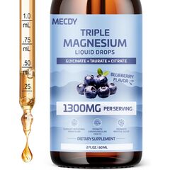 Triple Magnesium Complex Liquid Drops 1300mg per serving