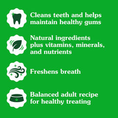 Greenies Petite Dental Dog Treats, Fresh Flavor, 12 oz. Pouch (20 Treats)