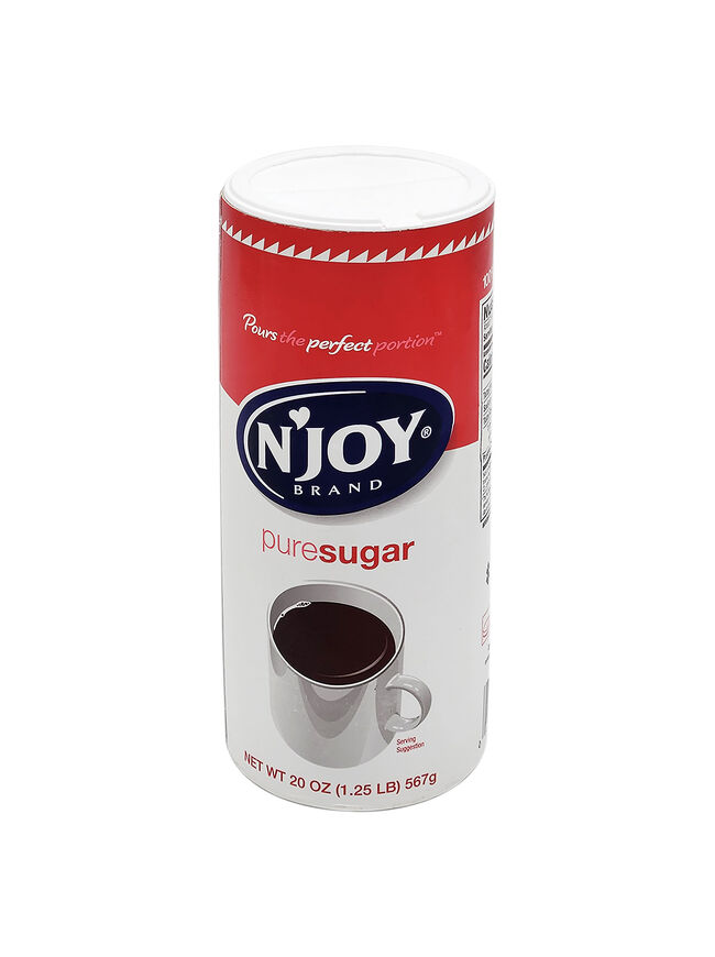 N'JOY Sugar, 20 Oz. Canister