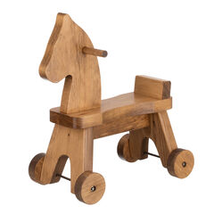 American Made Wooden Toy Riding Horse - Several Color Options