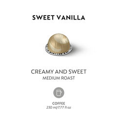 Nespresso Capsules Vertuo - Sweet Vanilla and Stormio Pack - Medium and Dark Roast Coffee - 20 Count Coffee Pods - Brews 7.8 oz