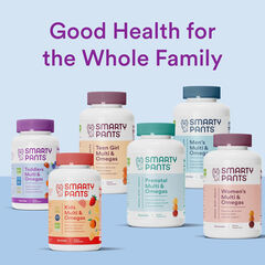 SmartyPants Fiber Supplement & Multivitamin for Men & Women, 180 ct_Exp 03/2026