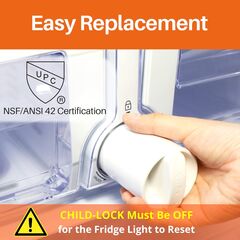 DA29-00020B Replacment for Samsung Water Filter, Compatible w/HAF-CIN/EXP, RF263BEAESR, RF28HFEDBSR, RF263TEAESG, RF28HDEDBSR, RF4287HARS, RF4267HARS, HAF-CIN Refrigerator Water Filter 3PACK