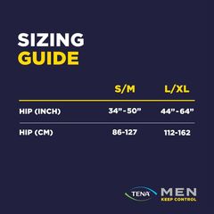 TENA Overnight Extra Coverage Incontinence Underwear for Men, Masculine Style and Discreet Cut Men's Underwear, Large/X-Large, 48 ct