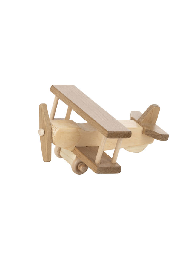 American Made Wooden Toy Airplane - Small - Several Color Options