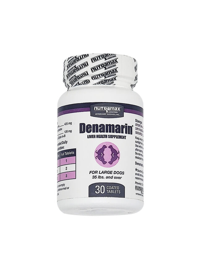 Nutramax Denamarin Liver Health Supplement Bottle for Cats and Dogs - Large Dogs 425 Mg, 30 Tablets