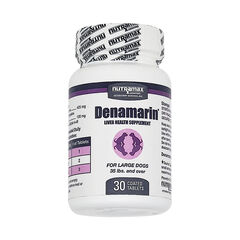 Nutramax Denamarin Liver Health Supplement Bottle for Cats and Dogs - Large Dogs 425 Mg, 30 Tablets