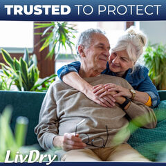 LivDry EnduraDry Max Adult Tabs Diapers - 12-Hour Absorb Leak (Large,16-Pack)