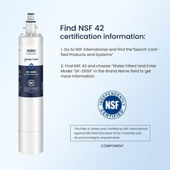 GLACIER FRESH Replacement for RPWFE, RPWF (Built-in CHIP) Refrigerator Water Filter, Compatible with GFE28GYNFS, GFE28GELDS, PFE28KELDS, PFE28KYNFS, GFD28GELDS, PWE23KELDS, PWE23KMKES - CHOOSE PACK