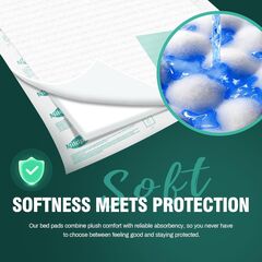 Heavy Duty Underpads 30"X36", 25 Count, Ultra Absorbent Chucks Pads 130 Grams Disposable Bed Pads with Strength Cloth Backing Incontinence Pads for Adults, Kids or Pets