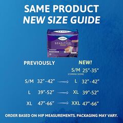 TENA Sensitive Care Overnight Incontinence Underwear for Women Small/Medium, 10 Count