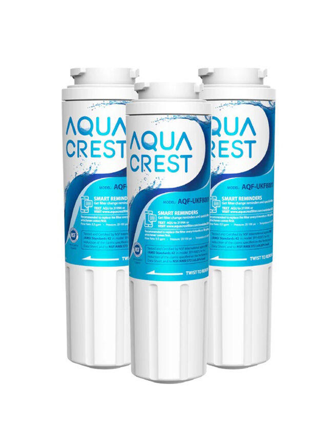 AQUACREST Replacement for EveryDrop® Filter 4, Maytag® UKF8001 Refrigerator Water Filter (3 PACK)