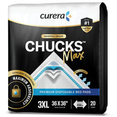 Curera Chucks MAX 20Count 36x36 Disposable Pads - Heavy Duty Absorbency XXX-Large