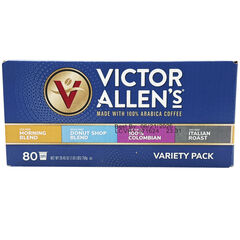 Victor Allen's Favorites Variety Pack Single Serve Coffee Pods - 80 count