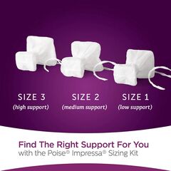 Poise Impressa Incontinence Bladder Support for Women, Bladder Control, Size 2, 21 Count (Packaging May Vary)