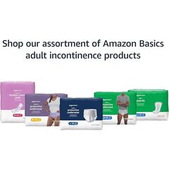 Amazon Basics Women's Incontinence Pads, Bladder Control & Postpartum, Light Absorbency, Unscented, 180 Count , (6 Packs of 30)