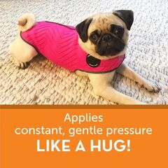 ThunderShirt for Dogs, X Small, Fuchsia Sport - Dog Anxiety Relief Calming Vest