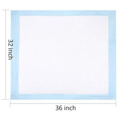Extra Large Disposable Bed Incontinence Pads (32”x36”, 20 Counts), Leak-Proof Disposable Bed Pads for Adults and Children, Thick Bed Underpads Disposable