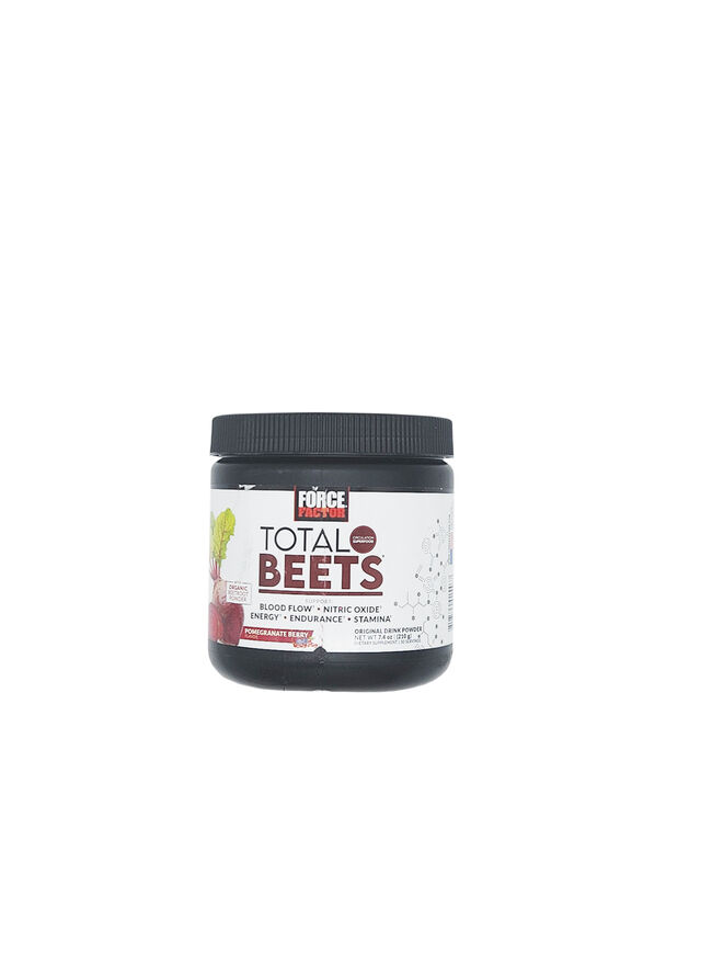 Force Factor Total Beets Beetroot Powder Supplement with Betaine Nitrate 30 Servings