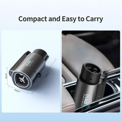 QIAO Fit for Tesla to J1772 Charger Adapter, Up to 80A 250V - NACS to J1772 EV