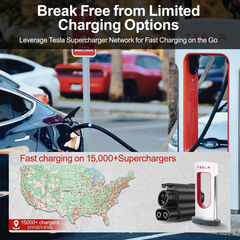 Unitek Tesla NACS to CCS Charger Adapter -300KW NACS DC Adapter