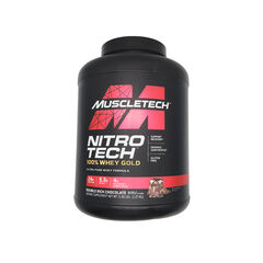 MuscleTech Nitro Tech 100% Whey Gold Double Rich Chocolate 5 Lbs