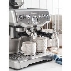 LE TAUCI Stackable Coffee Mugs with Rack, 12 oz - Set of 4, Arctic white