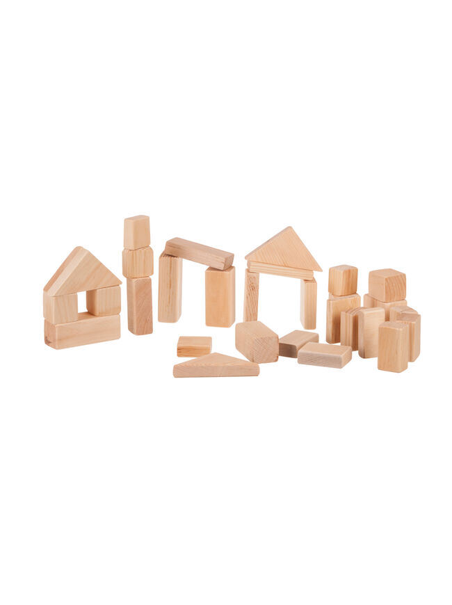 American Made Wooden Building Blocks- unfinished