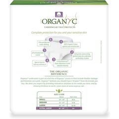 Organyc Bladder Control Underwear for Women - X-Large, 12 Count, Organic Cotton, No Leaks, No Odor, No Irritation